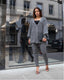 ENSEMBLE EN MAILLE, GILET & PANTALON