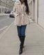 Veste en fausse fourrure avec manches en simili cuir